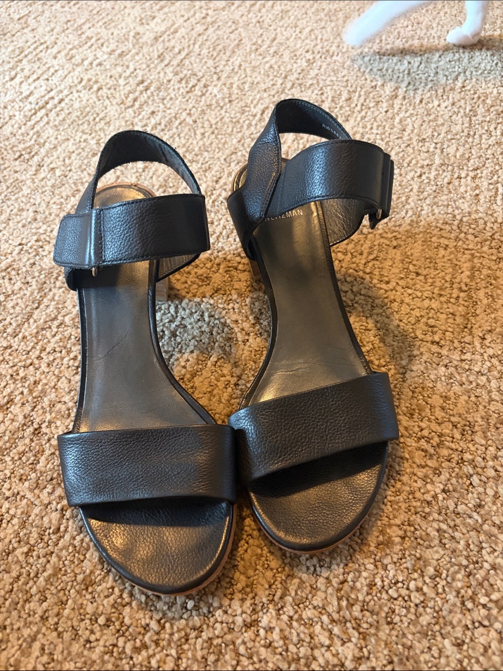 Stuart Weitzman Black Sandals -9